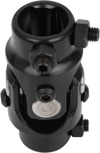 SCITOO 5/8"-36 Spline X 3/4" Round Steering Shaft Universal U-Joint Black Single, 96mm Working Angle 35 Degree in Kuwait