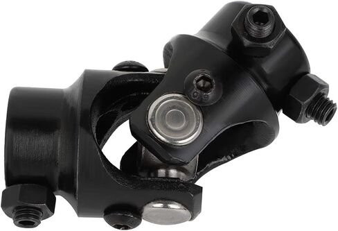 SCITOO 5/8"-36 Spline X 3/4" Round Steering Shaft Universal U-Joint Black Single, 96mm Working Angle 35 Degree in Kuwait