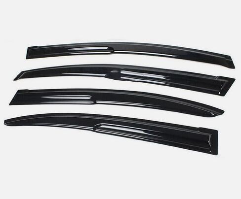 Window Visors Rain Guards for 2012-2015 Honda Civic Sedan JDM 3D Wavy 2012 2013 2014 2015 Accessories, Wind Deflectors Vent Shades for Honda Civic-4PCS in Kuwait