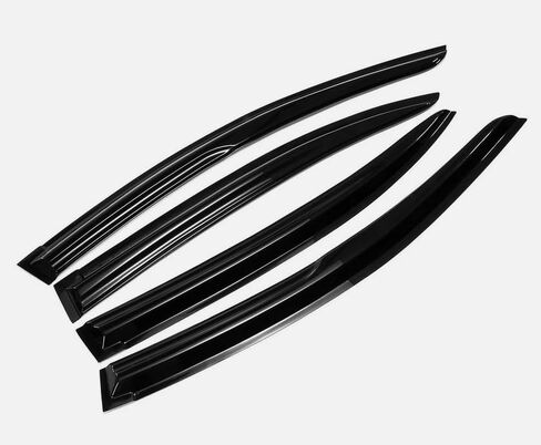 Window Visors Rain Guards for 2012-2015 Honda Civic Sedan JDM 3D Wavy 2012 2013 2014 2015 Accessories, Wind Deflectors Vent Shades for Honda Civic-4PCS in Kuwait