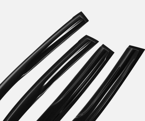 Window Visors Rain Guards for 2012-2015 Honda Civic Sedan JDM 3D Wavy 2012 2013 2014 2015 Accessories, Wind Deflectors Vent Shades for Honda Civic-4PCS in Kuwait