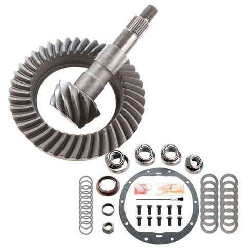 GM 8.625 3.73 Ring and Pinion Gear Set (GM10-373A) and Rear Master Bearing Rebuild Kit with Koyo Tapered Bearings (R10RLMK) for GM 8.6 Rear Differential in Kuwait