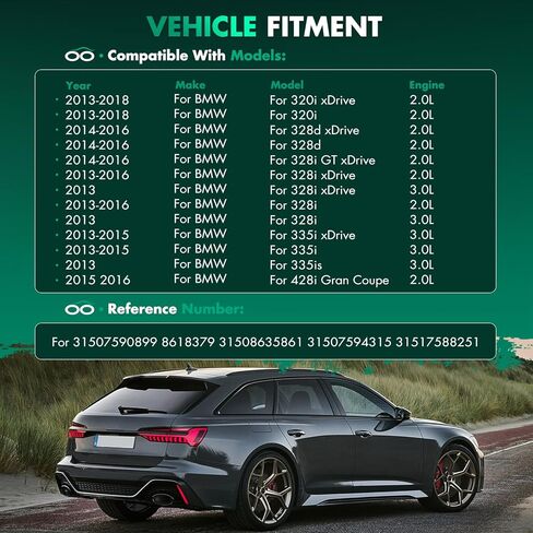 SCITOO 3.15 Ratio Front Axle Differential Carrier 2013-2018 For BMW 320i/320i xDrive 2.0L,2013-2016 For BMW 328i 2.0L,2013 For BMW 328i 3.0L,2013-2016 For BMW 328i xDrive 2.0L 31508635861 in Kuwait