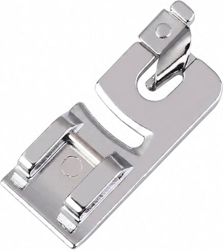 1/4 Inch Quilting Patchwork Sewing Machine Presser Foot - Quarter Inch Seam Guide Foot for Low Shank Snap-On Sewing Machine, Metal Edge Guide Foot for Quilting Piecing Precise Seam Allowance (Silver) in Kuwait