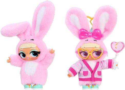 LOL Surprise Plush Surprise! Cinna-Bun Plush Doll with Hidden Fashions, On-the-Go Play, 7 Total Surprises – Great Gift for Kids Ages 3+ in Saudi Arabia