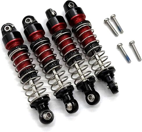 Metallic Accessories HPI Venture18 1985 Compatible with HILUX SR5 U4 Compatible with Ford Bronco 4400 1/18 Scale CC Flux RC Shock Absorber Part(Black) in Saudi Arabia