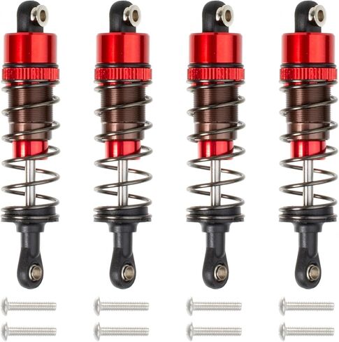 4Pcs 70mm Aluminum Oil Filled Shocks Absorbers for Tamiya CC-01 Wrangler SCX10 D90 HSP HPI 1/10 RC Crawler Car Upgrades in Kuwait