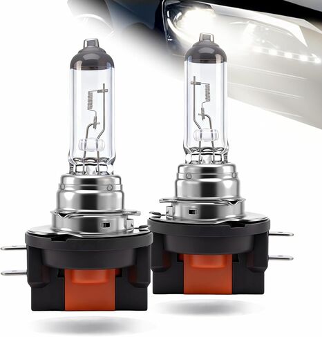 H11 Headlight Bulb, Halogen 12v 55w, Standard 3800K Warm White, Clear Light High Low Beam Fog Light Replacement Super Bright 2 pack in Saudi Arabia