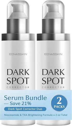 مصل إيناسكين لإزالة البقع الداكنة للوجه والجسم: بقع العمر والبقع الشمسية والنمش والكلف والبقع البنية - تركيبة متقدمة مع النياسيناميد للنساء والرجال (1.0 أونصة سائلة) in Kuwait