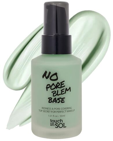 TOUCH IN SOL No Poreblem Primer - برايمر المسام للمكياج الكوري، برايمر غير لامع للبشرة الدهنية، ممحاة المسام للمسام الكبيرة، لمسة نهائية غير واضحة من كيه بيوتي (1.01 أونصة سائلة/30 مل) in Kuwait