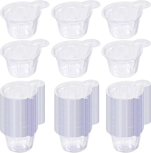 200Pcs 40ml Disposable Plastic Resin Mixing Cups Multipurpose Dispensing Cup for Mixing Paint, Stain, Epoxy, Resin (Clear) in Kuwait