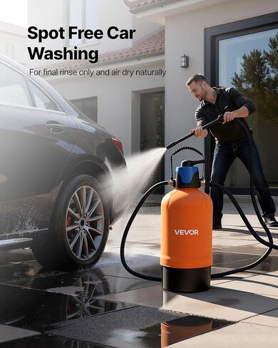 VEVOR Deionized Water System for Car Wash, Spotless Car Wash Water System with 10L DI Resin, Bypass Valve & TDS Meter, Spot-Free Deionized Water Filter for Cars RVs Motorcycles Windows in Kuwait