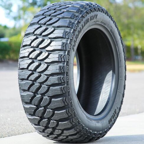 Atlas Paraller M/T Mud Off-Road Light Truck Radial Tire-33X12.50R20LT 33X12.50X20 33X12.50-20 114Q Load Range E LRE 10-Ply BSW Black Side Wall in Kuwait