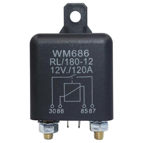 WM686 120A 12V / 24V قوة التتابع للسيارات الثقيلة الحالية بدء التتابع سيارة عالية الحالية التتابع (24V 1.8W) in Kuwait