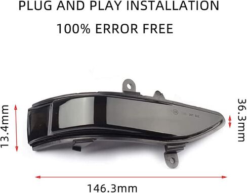 Dynamic Turn Signal Light Rearview Mirror Smoked Lens Turn Signal Indicator Light LED Turn Singal Blinker Light Compatible with Subaru Outback Legacy 2008-2011 in Saudi Arabia