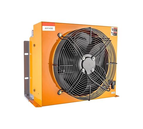 مبرد هواء الزيت الهيدروليكي AH1490 من مشعاع زيت الألمنيوم المبرد بالهواء 250 لتر / دقيقة مبادل حراري فعال في امتصاص الصدمات (110) in Kuwait