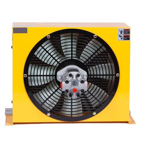 AH1490T Industrial Air Oil Cooler with Fan 250L/min Aluminum Plate Heat Exchanger Hydraulic System Radiator Efficient Shock Absorption(AC220) in Saudi Arabia