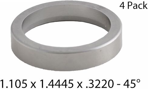 LowPricedAutoParts Exhaust Valve Seats (4 Count) | 1.105 x 1.4445 x .3220" | High Chrome in Kuwait