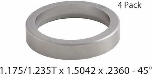 مقاعد صمام السحب من LowPricedAutoParts (عدد 4) | 1.175 × 1.5070 × .2360 بوصة | كروم عالي in Kuwait