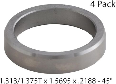 مقاعد صمام العادم LowPricedAutoParts (عدد 4) | 1.313 × 1.5695 × .2188 بوصة | كروم عالي in Kuwait
