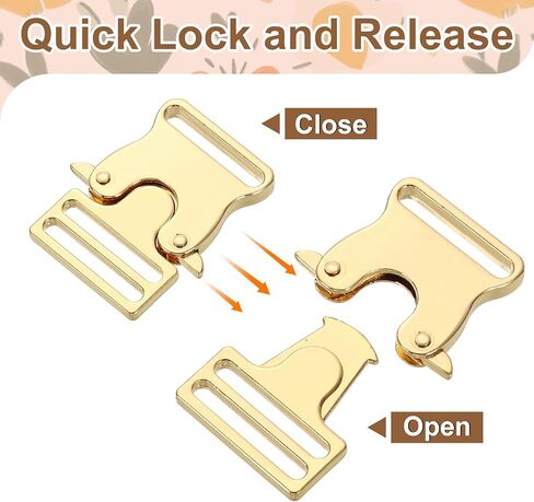 uxcell Metal Quick Side Release Buckle, Belt Buckles Clip Webbing Backpack for Leather Strap in Kuwait