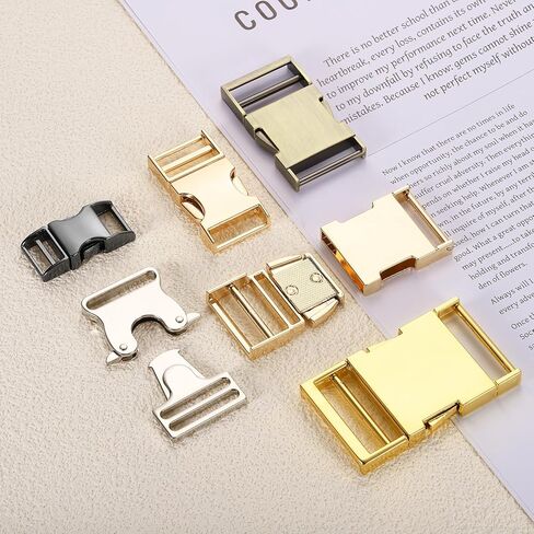 uxcell Metal Quick Side Release Buckle, Belt Buckles Clip Webbing Backpack for Leather Strap in Kuwait