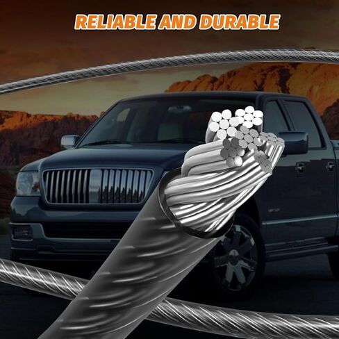XC3Z7E395CA Automatic Transmission Shift Cable Compatible with Ford F250 350 450 Super Duty 1999-2003,For 2000-2003 Excursion,7.3L Diesel,Gear Shift Cable Replaces XC3Z-7E395-CA, 905-611 CA1282 in Saudi Arabia
