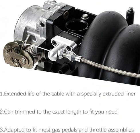 طقم كابل خانق LS مقاس 36 بوصة متوافق مع محرك تشيفي LS1 1997-2007 4.8L 5.3L 5.7L 6.0L in Kuwait