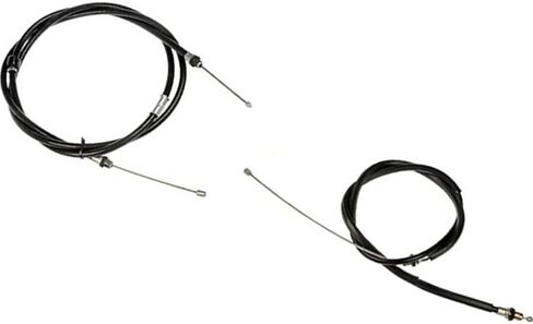 Rear Left Rear Right 2 PCS Parking Brake Cable fits Chevrolet Silverado 1500 2005 2006 fits GMC Sierra 1500 2005 2006 in Kuwait