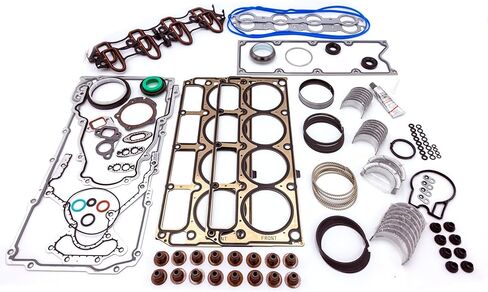 طقم إعادة بناء حلقة المحرك LS 6.0L مع مجموعة حشية كاملة + حلقات مكبس ممتازة + محامل رئيسية وقضبان - 2001-2005 Chevy LQ4 LQ9 6.0 LS طقم إصلاح محرك الشاحنة in Kuwait