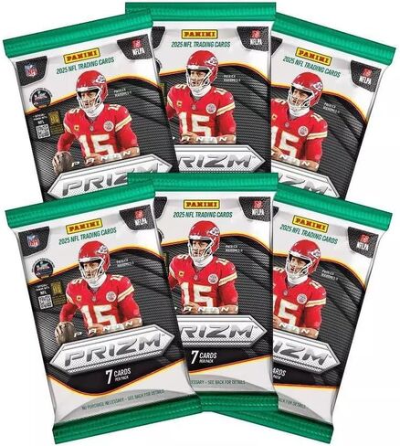 2025 Panini NFL Football Prizm Football Trading Card Hobby Mega Box (Purple Pulsar Prizms) in Kuwait