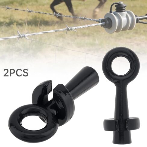 ChgImposs 2 Pack Barbed Wire Pullers, Fence Stretcher & Wire Tightener Tool, Heavy Duty Steel Wire Grippers for Fence Repair & Wire Tensioning, High Tensile Wire, Farm & Ranch, 5.1 Inch in Kuwait
