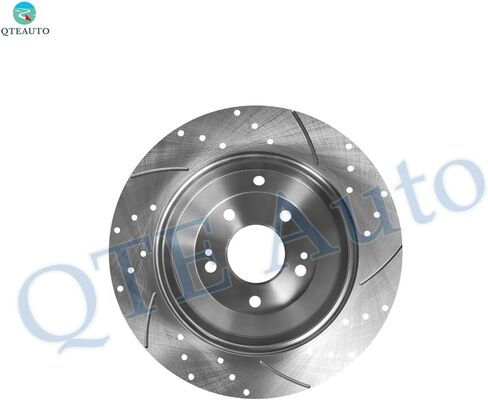 PM Auto Rear 302mm Drilled Slotted Brake Disc Rotors Replacement For 2010-2018 Hyundai Santa FE in Kuwait