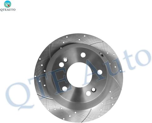 PM Auto Rear 302mm Drilled Slotted Brake Disc Rotors Replacement For 2010-2018 Hyundai Santa FE in Kuwait