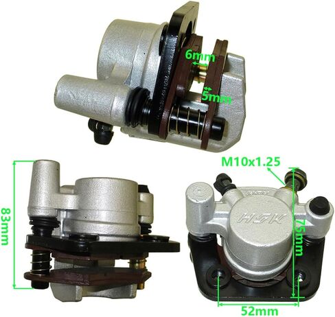 Rear Disc Brake Caliper For Tao Tao ATA125D ATA125F1 ATA250D Bull 150 Rhino 250 ATVs in Saudi Arabia