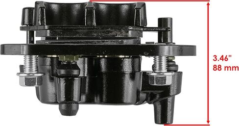 Caltric Front Right/Left and Rear Brake Calipers Compatible with Can-am CanAm Outlander 570 4x4 2018-2022 in Kuwait