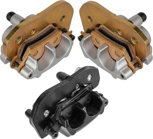 Caltric Front Right/Left and Rear Brake Calipers Compatible with Can-am CanAm Outlander 570 4x4 2018-2022 in Kuwait