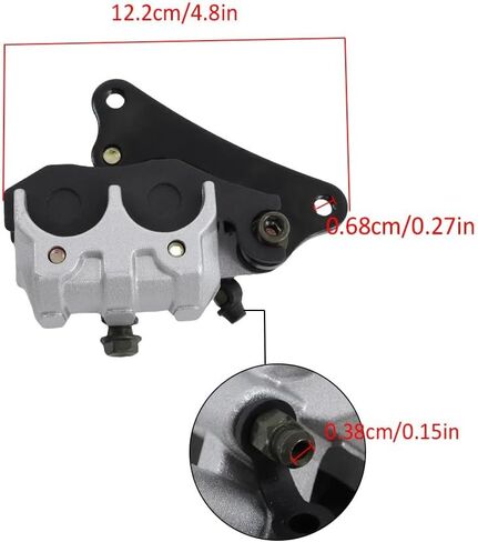 Front Brake Caliper W/Pads For Honda Rebel 250 CMX250C 1985-1987 45200-KR3-601 in Kuwait