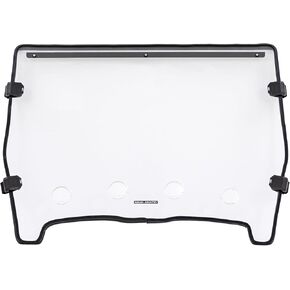 Rough Country Vented Full Windshield for John Deere Gator XUV 825 / XUV 855 – Scratch-Resistant Polycarbonate, 4 Adjustable Vents, Strap-On Install, Made in USA in Kuwait