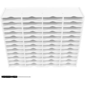 48 Slots Sturdy Stamp Pad Holder, Waterproof Stamp Storager Organizer, Space Saving Ink Pad Holder, Ink Storage Rack for Home School Supply, Versatile Craft Supply Storage Rack for Desktop in Saudi Arabia