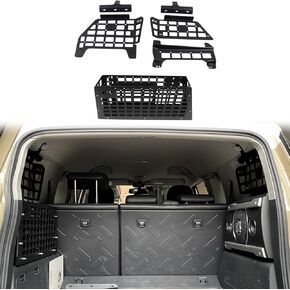 L2R for Toyota FJ Cruiser (XJ10) 2007-2024 Molle Panel Car Modular Storage Panel Shelf Modification Rear Trunk Interior Luggage Storage Carrier Organizer Kit (Side Panel + Trunk Shelf + Storage Boxes) in Saudi Arabia