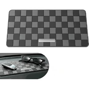 1 PC Car Dashboard Non-Slip Mat, High Temperature Resistant Mesh Dash Mat, Multifunctional Center Console Storage Mat, Universal Dashboard Accessories, for Most Cars, Trucks, SUVs (Gray) in Saudi Arabia