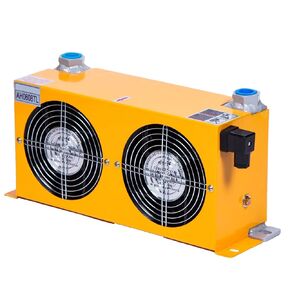 AH0608TL AC/DC Air Oil Cooler Fan 60L/min Aluminum Hydraulic Oil Radiator Plate Heat Exchanger Efficient Shock Absorption(DC24) in Saudi Arabia
