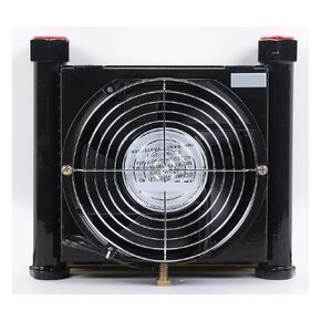 AF0510 AJ0510 Mini Hydraulic Air Cooler 10L/min Air-Cooled Oil Radiator Plate Heat Exchanger with Electric Fan Efficient Shock Absorption(AC380) in Kuwait