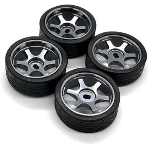 Metal Compatible with WLtoys 284019-A 284191 284131 284010 K969 K989 RC 1/28 Remote Control car 22mm hub Speed Racing Tires Parts(Light Grey) in Saudi Arabia