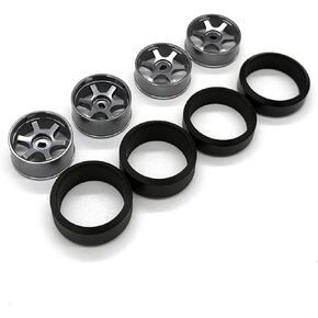 Metal Compatible with WLtoys 284019-A 284191 284131 284010 K969 K989 RC 1/28 Compatible with Kyosho M-INI-Z AWD 22mm Wheel hub Drift Tires Parts(Light Grey) in Saudi Arabia