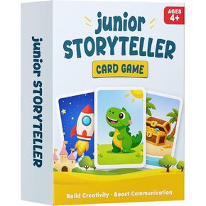 Junior Storyteller - Conversation Card Game for Kids 4-8, Family Game for Kids, Teens and Adults, Educational Toy, Learning Activity & Speech Therapy Resource in Saudi Arabia