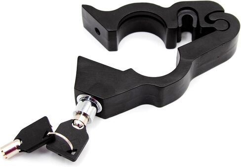 Motorcycle Throttle Lock Anti Theft Motorcycle Handlebar Lock Universal Heavy Duty Motorcycle Grip Handlebar Lock for Motorbike Scooter ATVs Sports Bikes Mopeds(Black) in Kuwait