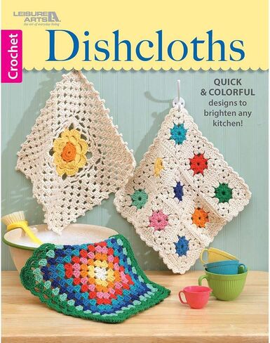 Leisure Arts LEA Dishcloths Crochet Bk in Kuwait