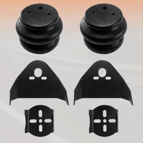 Rear Weld On Air Ride Bag Mounting Brackets Kit w/2600 Compatible with Most of Truck Van SUV 2.75" - 3.25" Axle Tube GMC Sierra 1500 HD Ram 1500/3500 F-150/450 Chevy Silverado HD in Saudi Arabia